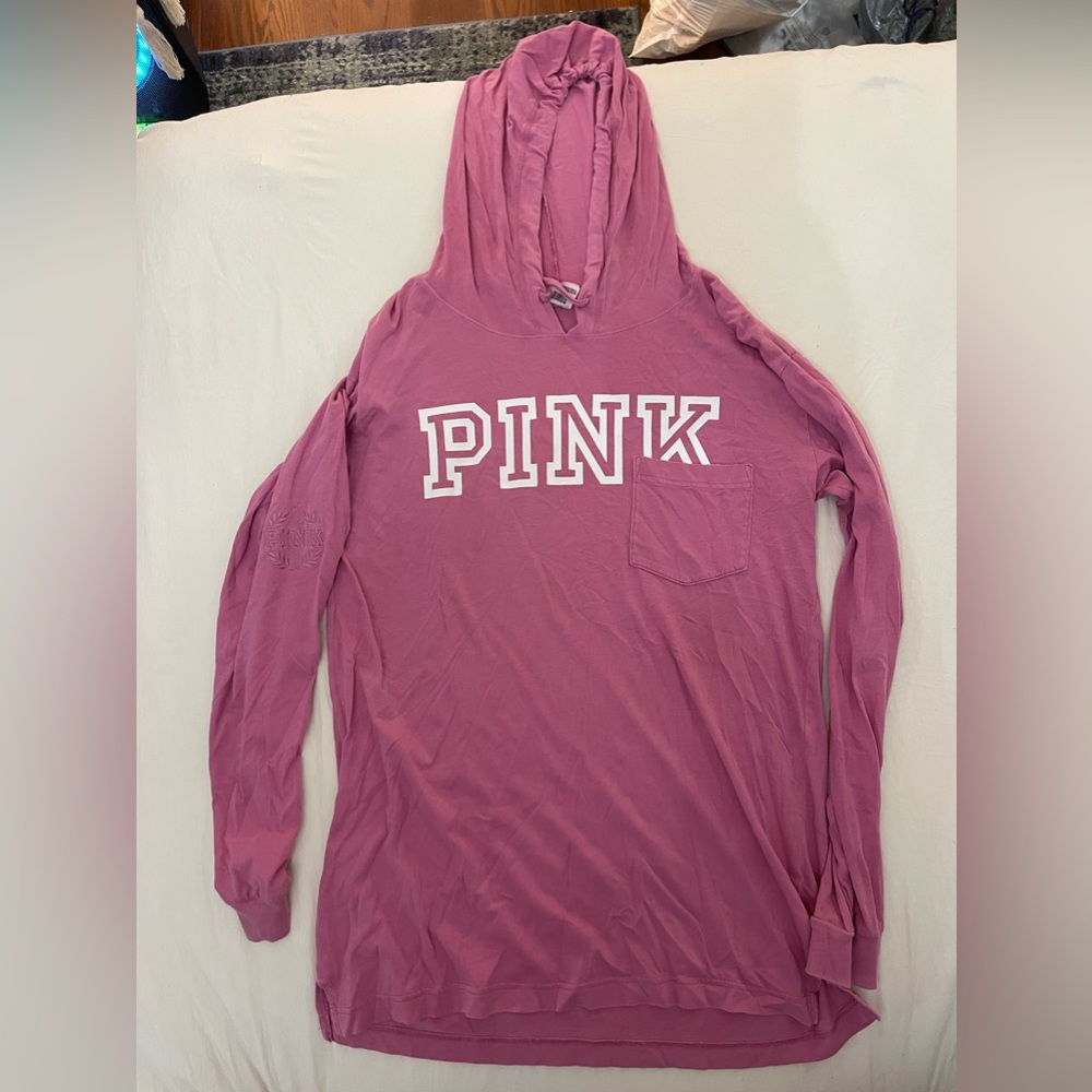 PINK long sleeve with hood